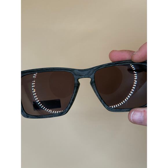 Oakley Holbrook XL Sunglasses, woodgrain frame, Prizm Daily Polarized lenses. - Picture 2 of 6